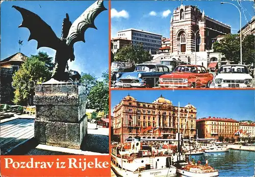 Rijeka Hafen Kirche Denkmal Kat. Rijeka