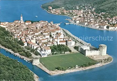 Trogir Trau Fliegeraufnahme Kat. Trogir