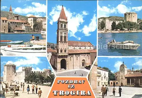 Trogir Trau Kirchenpartie Kat. Trogir