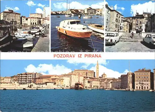Piran Hafen Altstadt Kat. Piran
