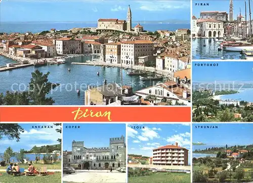 Piran Portoroz Strunjan Izola Koper Ankaran Kat. Piran