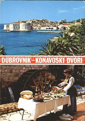 Dubrovnik Ragusa Restaurant Tracht Kat. Dubrovnik