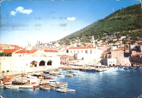 Dubrovnik Ragusa Hafen Kat. Dubrovnik