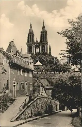 Meissen Elbe Sachsen Muenster Dorftstrasse Kat. Meissen