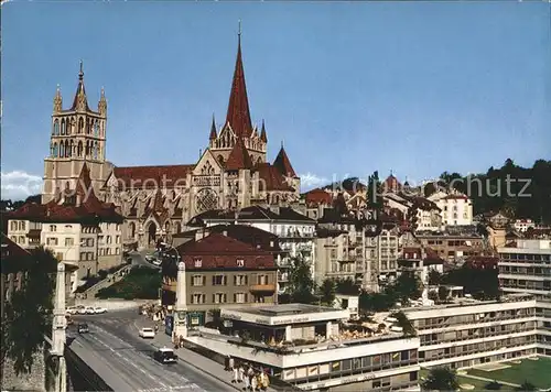 Lausanne VD Cathedrale pont Bessieres Kat. Lausanne