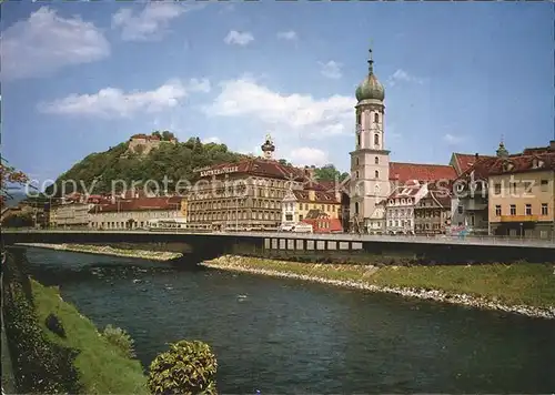 Graz Steiermark Murblick Schlossberg Kat. Graz