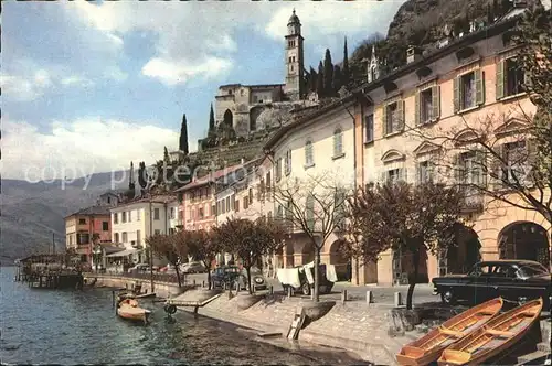 Morcote TI Lago di Lugano Teilansicht Kat. Morcote