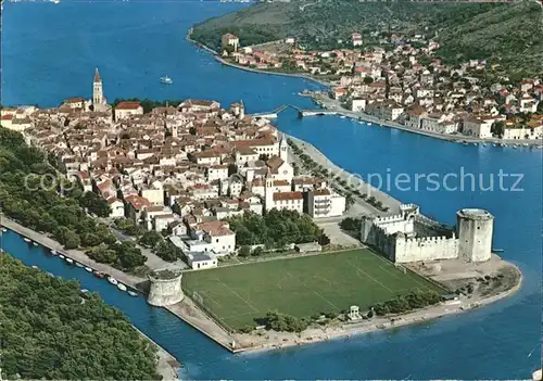 Trogir Trau Fliegeraufnahme Kat. Trogir