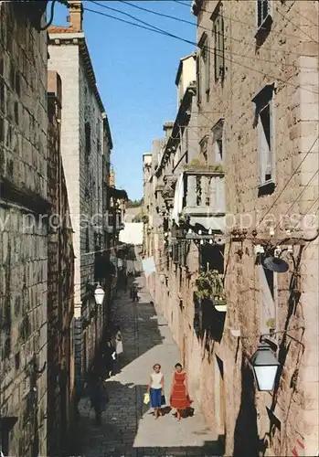 Dubrovnik Ragusa ulica Rrijeko Kat. Dubrovnik