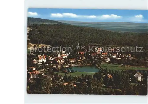 Hahnenklee Bockswiese Harz Fliegeraufnahme Kat. Goslar