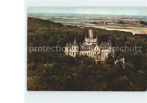 Schloss Marienburg Fliegeraufnahme Kat. Pattensen