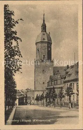 Annaberg Buchholz Erzgebirge Sankt Annenkirche Kat. Annaberg