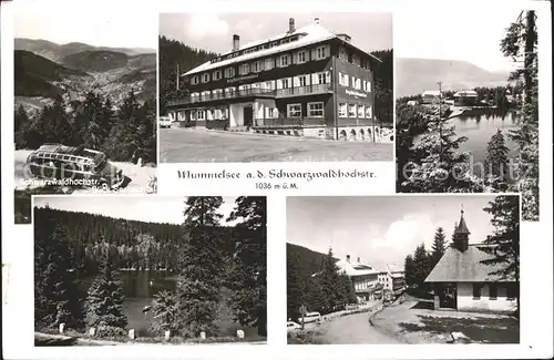 Mummelsee Schwarzwaldhochstrasse Kat. Seebach