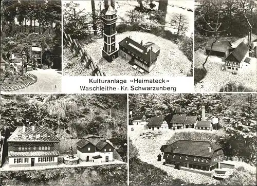 Waschleithe Kulturanlage Heimateck Kat. Beierfeld Erzgebirge