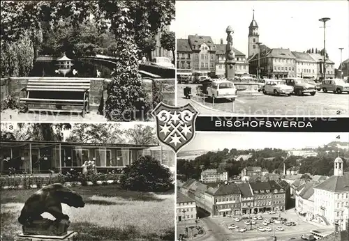 Bischofswerda Altmarkt Muehlteich Heimattierpark Rathaus Kat. Bischofswerda