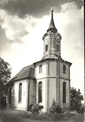 Schmannewitz Kirche Kat. Dahlen Sachsen