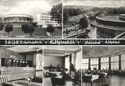 Koelpinsee Usedom FDGB Erholungsheim Kat. Usedom