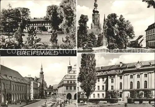 Greifswald Mecklenburg Vorpommern Dom Sankt Nikolai Platz der Freundschaft Kat. Greifswald