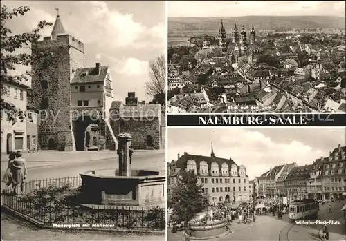 Naumburg Saale Marienplatz Dom Marientor Wilhelm Pieck Platz Kat. Naumburg