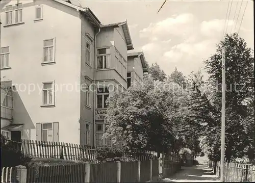 Friedrichroda Sanatorium Tannenhof Kat. Friedrichroda