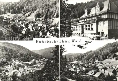 Rohrbach Rudolstadt Gaststaette Sorbitzgrund Kat. Rohrbach Rudolstadt