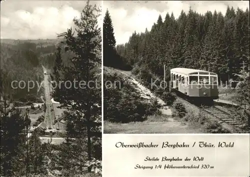 Oberweissbach Bergbahn Kat. Oberweissbach