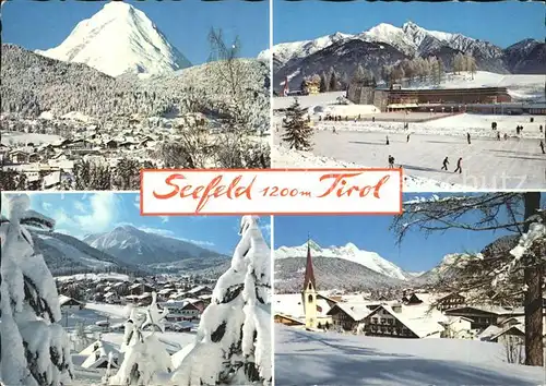 Seefeld Tirol Hocheder Wettersteingebirge  Kat. Seefeld in Tirol