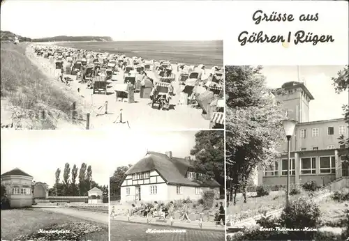 Goehren Ruegen Konzertplatz Strand Heimatmuseum Kat. Goehren Ostseebad Ruegen