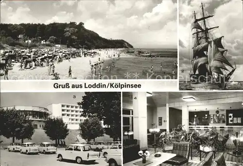 Loddin Segelschulschiff Wilhelm Pieck Erholungsheim Koelpinshoeh Kat. Loddin