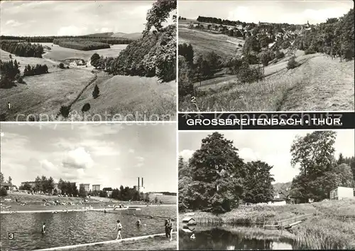 Grossbreitenbach Thueringen Wiegandsmuehle im Grundsbachtal Bad / Grossbreitenbach /Ilm-Kreis LKR