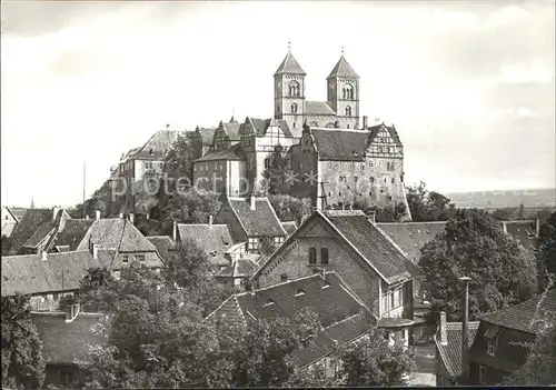 Quedlinburg Schloss und Stiftskirche  Kat. Quedlinburg