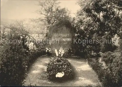 Kloster Hiddensee Gerhart Hauptmann Ruhestaette Kat. Insel Hiddensee