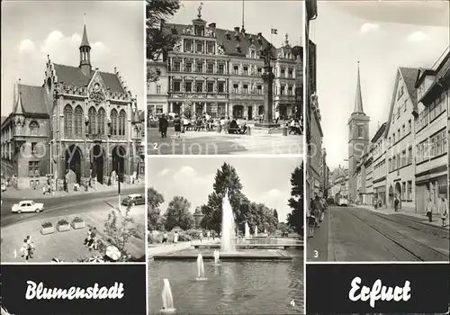 Erfurt Rathaus Gildehaus am Fischmarkt Marktstrasse Kat. Erfurt