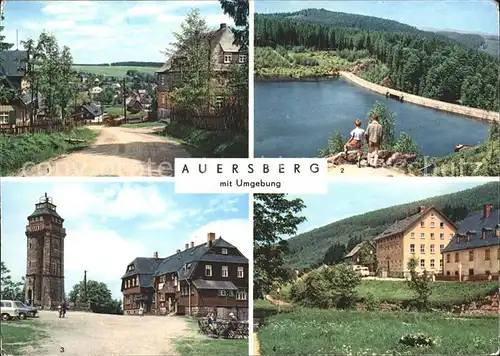 Auersberg Wildenthal Carlsfeld Sosa Talsperre des Friedens Kat. Eibenstock