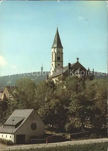 Oberwiesenthal Erzgebirge Martin Luther Kirche Kat. Oberwiesenthal