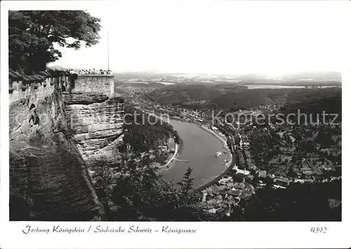 Koenigstein Saechsische Schweiz Festung Koenigstein  Kat. Koenigstein Saechsische Schweiz