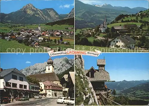Groebming Steiermark Evangelische Kirche gegen Schladminger Tauern Kat. Groebming