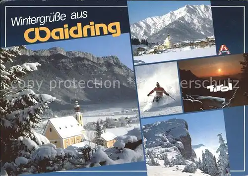 Waidring Tirol Wintersportort Waidring  Kat. Waidring