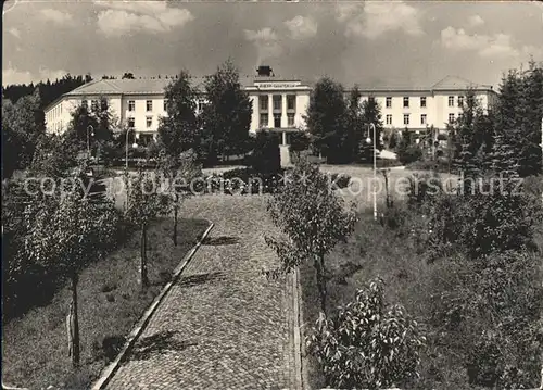 Antonshoehe Breitenbrunn Erzgebirge Sanatorium fuer natuerliche Heilweise Kat. Breitenbrunn Erzgebirge