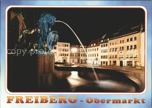 Freiberg Sachsen Obermarkt  Kat. Freiberg