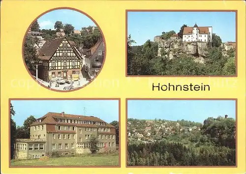 Hohnstein Saechsische Schweiz Jugendburg Ernst Thalmann Markt Kat. Hohnstein