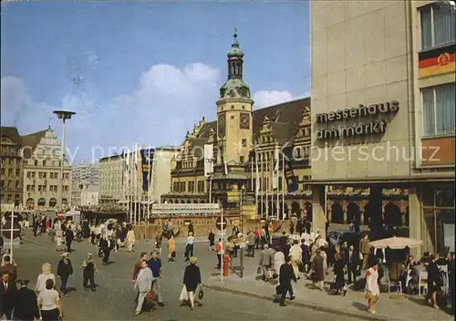 Leipzig Altes Rathaus Messehaus am Markt Kat. Leipzig