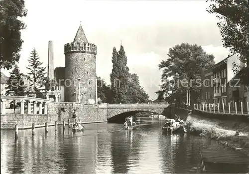 Brandenburg Havel Steintor und Steintorbruecke Kat. Brandenburg