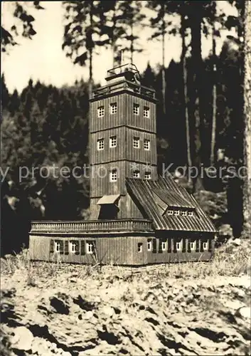 Waschleithe Wetterwarte auf dem Fichtelberg Kat. Beierfeld Erzgebirge