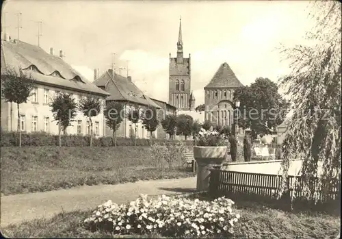 Usedom Kulturpark Am Wasserring Anklamer Tor und Marienkirche Kat. Usedom