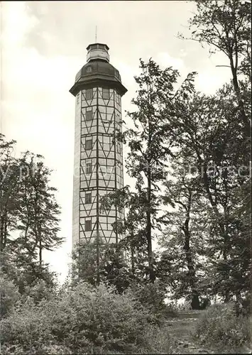 Sondershausen Thueringen Aussichtsturm auf dem Possen Kat. Sondershausen