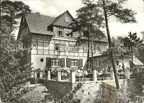 Weimar Thueringen Stiefelburg Berggaststaette Kat. Weimar