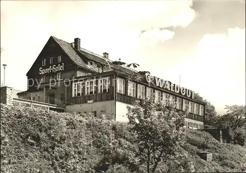 Klingenthal Vogtland HO Sporthotel Waldgut Kat. Klingenthal Sachsen