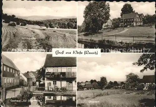 Weifa Panorama Niederdorf Gasthaus Zur Oberlausitz Oberdorf Kat. Steinigtwolmsdorf