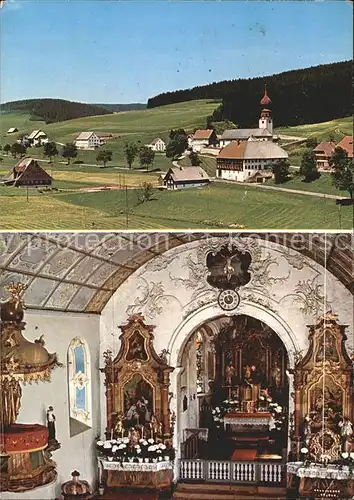 Urach Schwarzwald Panorama Pfarrkirche Zu Allerheiligen Kat. Voehrenbach